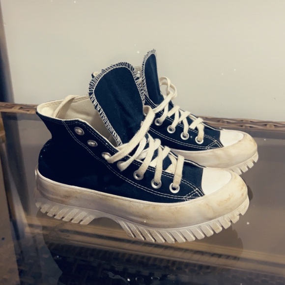 CONVERSE CHUCK TAYLOR ALL STAR LUGGED 2.0 BLACK / EGRET - WHITE - Picture 6 of 11